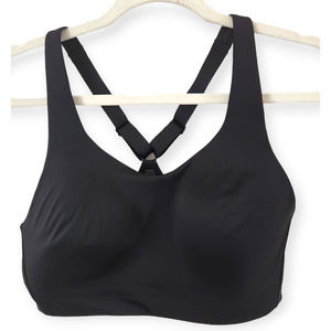 Athleta Women's Black Racerback Sports Bra Size 36D